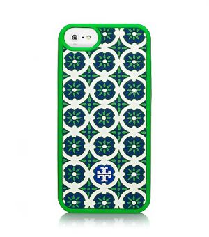 Tory Burch Halland Silicone Case For Iphone 5 green.jpg